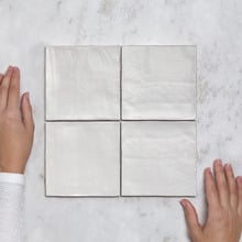Havenford Matt Clay Chalk Square Ceramic Tile